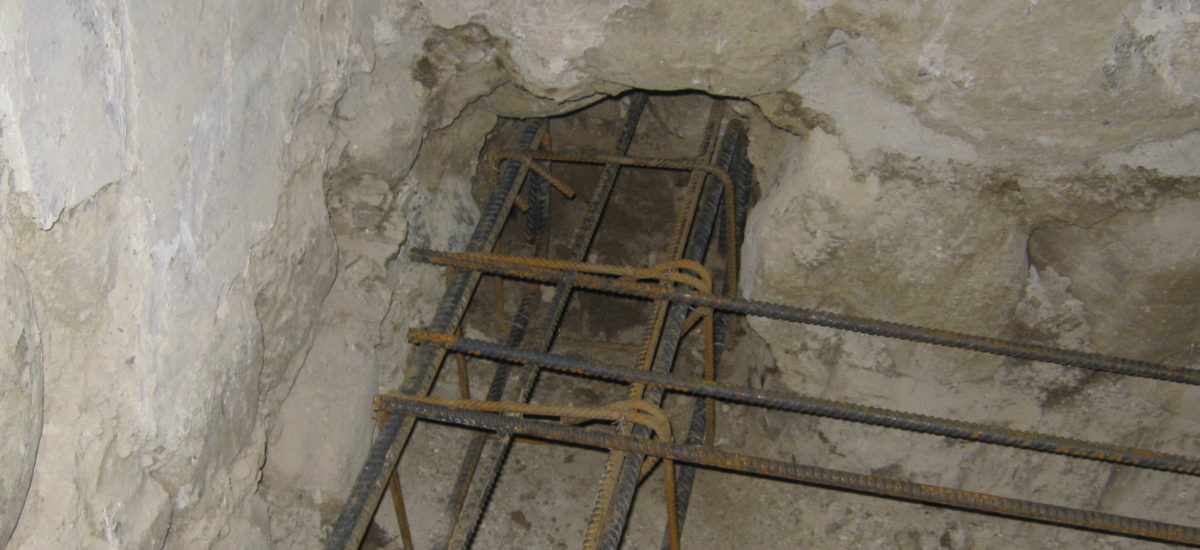 Sottofondazione in cemento armato